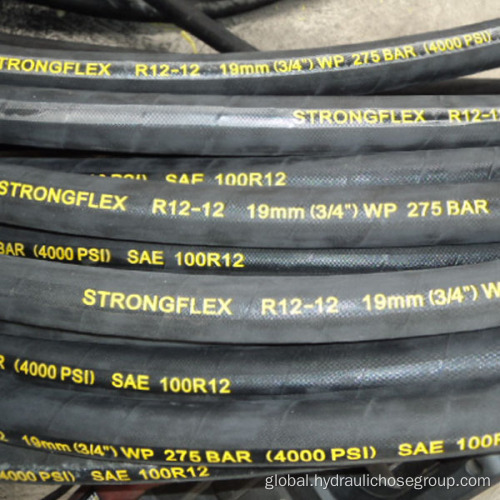 Steel Wire Spiraled Hydraulic Hose Hydraulic Hose SAE100 R12 Factory